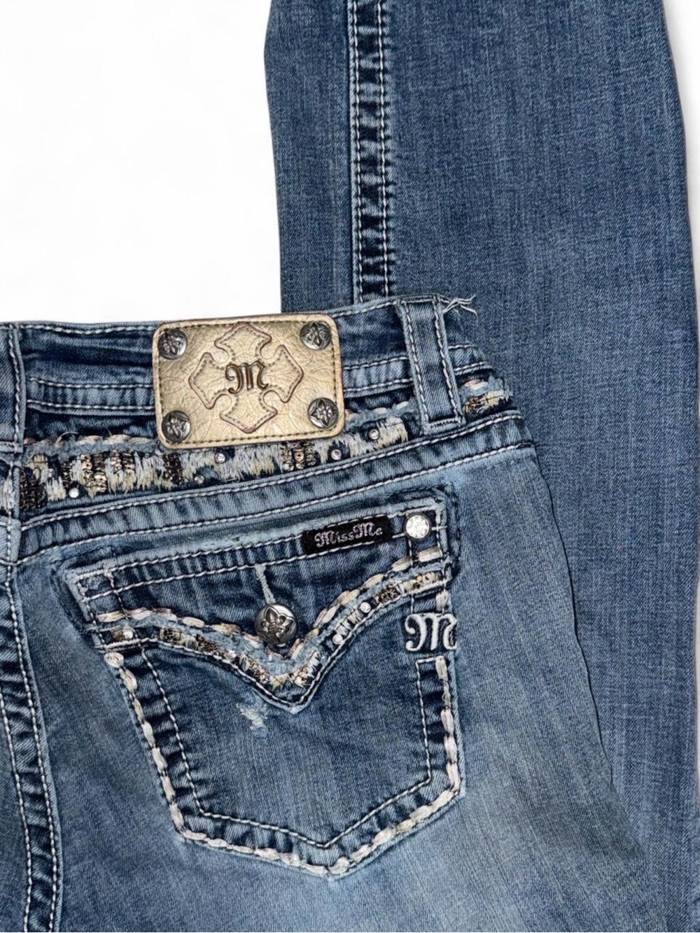 Y2K Miss Me Signature Straight Jeans